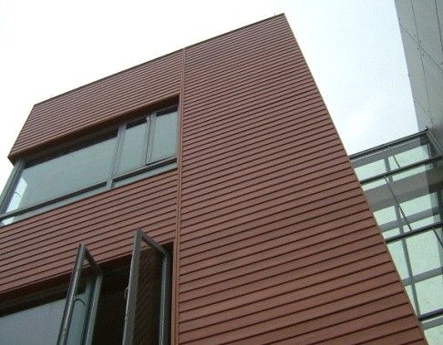 欣源木业塑木外墙板 现代建筑外立面装饰的理想选择